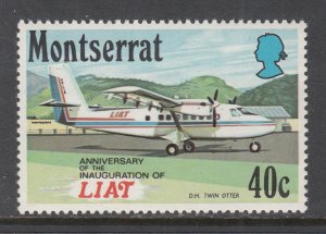 Montserrat 272 Airplane MNH VF