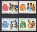 Papua New Guinea 470-473 Girl Guides MNH VF