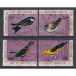 Burundi 342a-342d Birds MNH VF