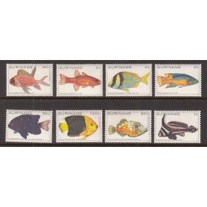 Suriname 530-534,C92-C94 Fish MNH VF