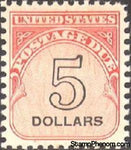 United States of America 1959 $5 Postage Due