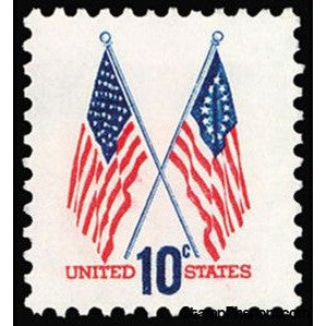 United States of America 1973 50 Star and 13 Star Flags