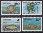 Tanzania 328-331 Marine Life MNH VF