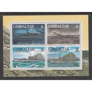 Gibraltar 714 Ships Souvenir Sheet MNH VF