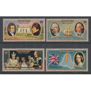 Aitutaki 148-151 MNH VF