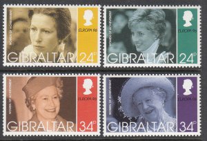 Gibraltar 703-706 MNH VF