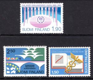 Finland 803-805 MNH VF