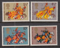 Great Britain 724-727 Knights MNH VF