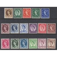 Great Britain 317-333 MNH VF