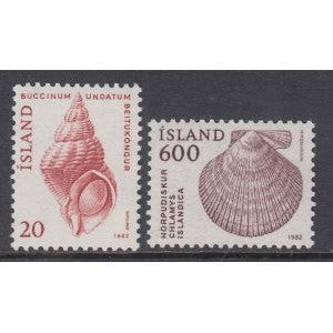 Iceland 552-553 MNH VF