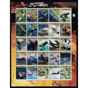 Marshall Islands 728 Airplanes Pane MNH VF