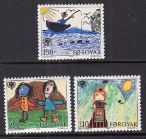 Faroe Islands 45-47 MNH VF