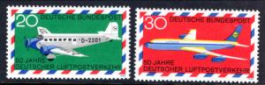 Germany 993-994 Airplanes MNH VF