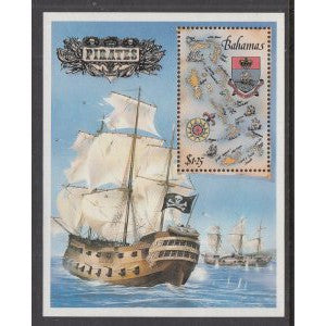 Bahamas 629 Ship Souvenir Sheet MNH VF