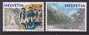 Switzerland 1056-1057 MNH VF