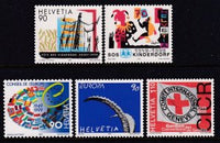 Switzerland 1050-1054 MNH VF