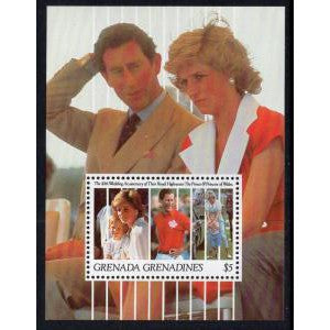 Grenada Grenadines 1340 Princess Diana Souvenir Sheet MNH VF