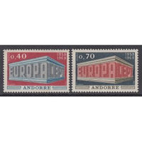 Andorra French 188-189 Europa MNH VF