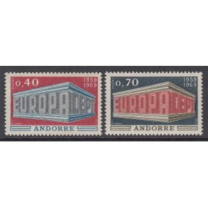 Andorra French 188-189 Europa MNH VF