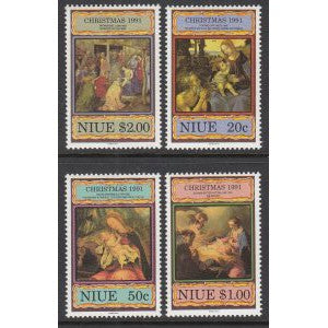 Niue 599-602 Christmas MNH VF