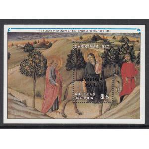 Barbuda 932 Christmas Souvenir Sheet MNH VF