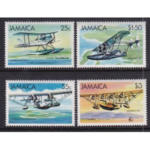 Jamaica 573-576 Airplanes MNH VF