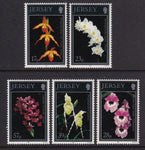 Jersey 626-630 Flowers MNH VF