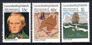 Cocos Keeling Islands 152-154 MNH VF