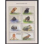 Angola 1027 Animals Souvenir Sheet MNH VF