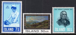 Iceland 422-424 MNH VF