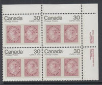 Canada 755 Inscription Plate Block MNH VF