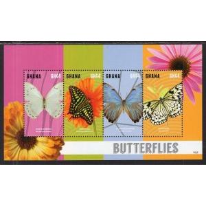 Ghana 2853 Butterflies Souvenir Sheet MNH VF