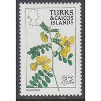 Turks and Caicos 803a Flower MNH VF