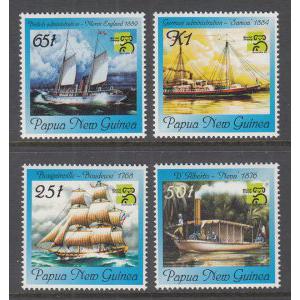 Papua New Guinea 960-963 Sailing Ships MNH VF