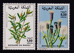 Morocco 472-473 Flowers MNH VF