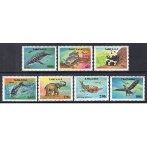 Tanzania 1287-1293 Animals MNH VF