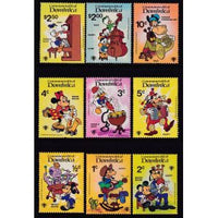 Dominica 644-652 Disney's MNH VF