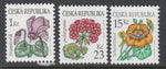 Czech Republic 3345-3347 Flowers MNH VF