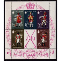 Antigua 278a Uniforms Souvenir Sheet MNH VF