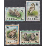 Aruba 101-104 Owls MNH VF