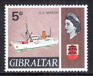 Gibraltar 191A Ship MNH VF