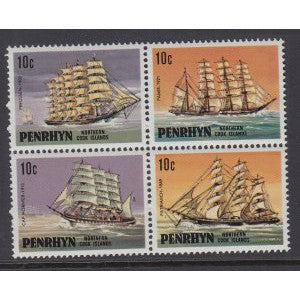 Penrhyn Island 164 Ships MNH VF