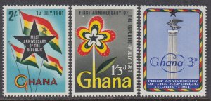 Ghana 98-100 MNH VF