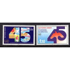 UN Geneva 188-189 Anniversary MNH VF
