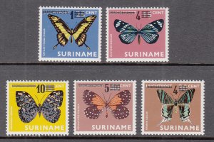 Suriname 495-499 Butterflies MNH VF