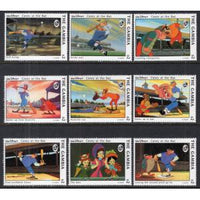 Gambia 1441a-1441i Disney's Singles MNH VF