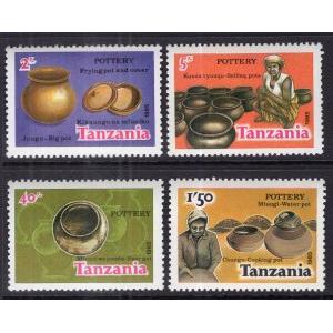 Tanzania 279-282 Pottery MNH VF
