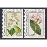 UN Geneva 186-187 Medicinal Plants MNH VF