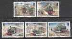 Jersey 361-365 Trains MNH VF