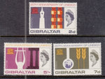 Gibraltar 183-185 UNESCO MNH VF